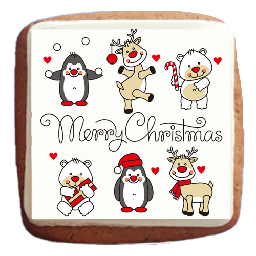 Turta dulce Craciun -  merry merry